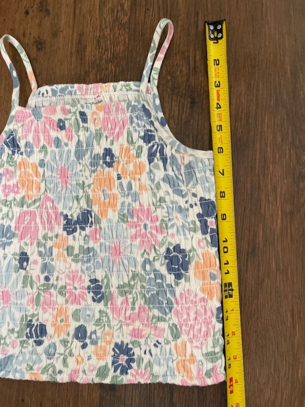 Abercrombie Kids Floral Tank Top Girls Sz 11/12 - Picture 6 of 6